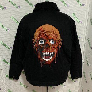 Middle Of Beyond Jacket Canvas Coat Return Of The Living Dead MOB Zombie Mens XL